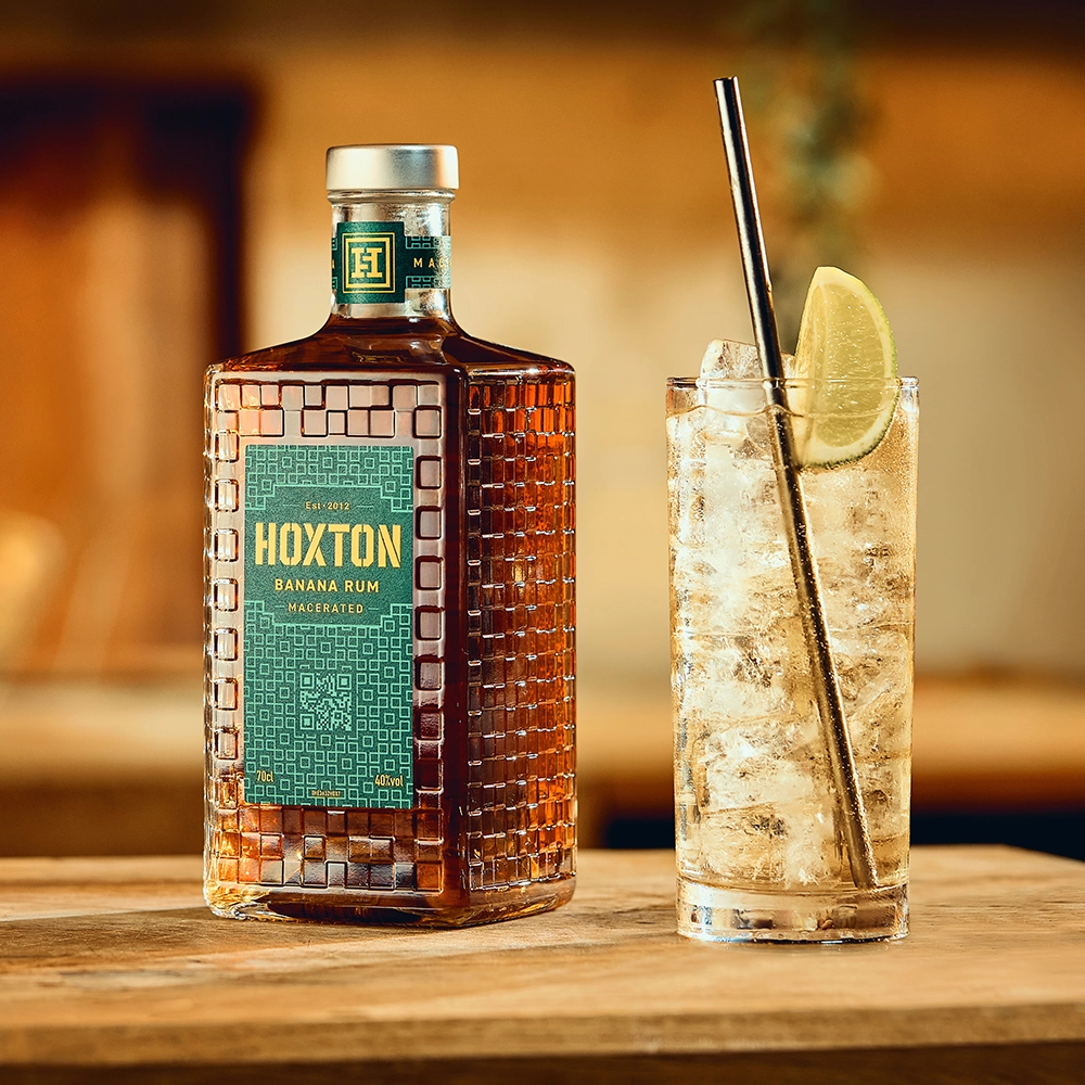 Hoxton Banana Rum with Ginger Beer & Wedge of Lime